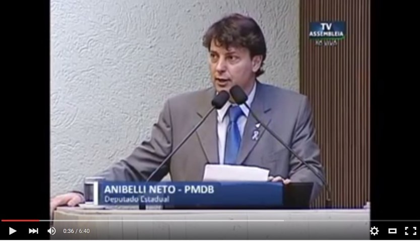 Deputado Anibelli Neto discursa em Plenário – 16/11/2015