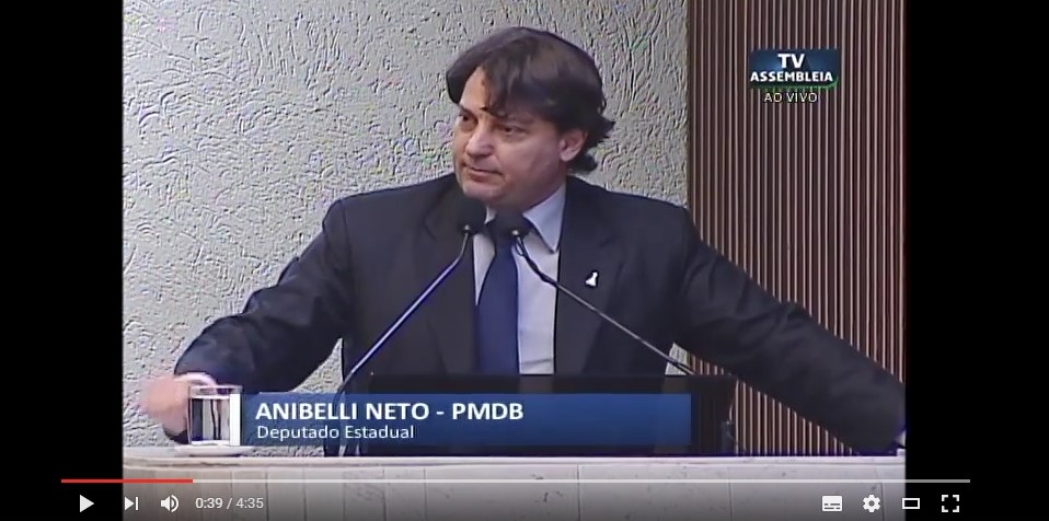 Anibelli Neto sobe à Tribuna para criticar aumentos da Sanepar