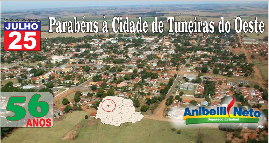 Parabéns Tuneiras do Oeste