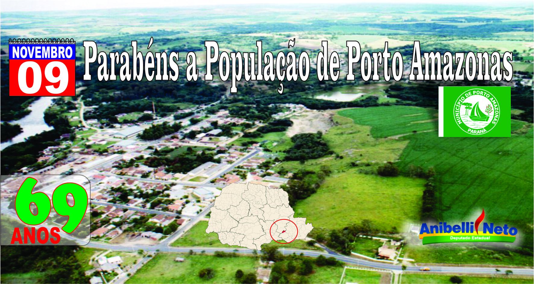 Parabéns Porto Amazonas