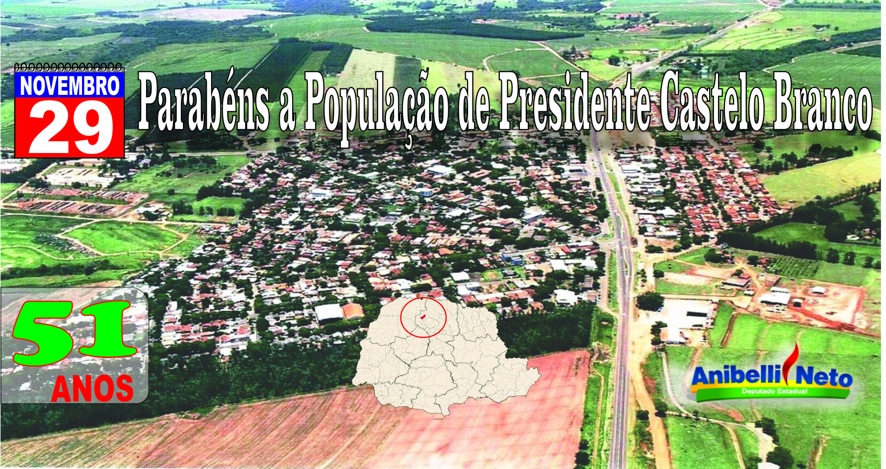 Parabéns Presidente Castelo Branco