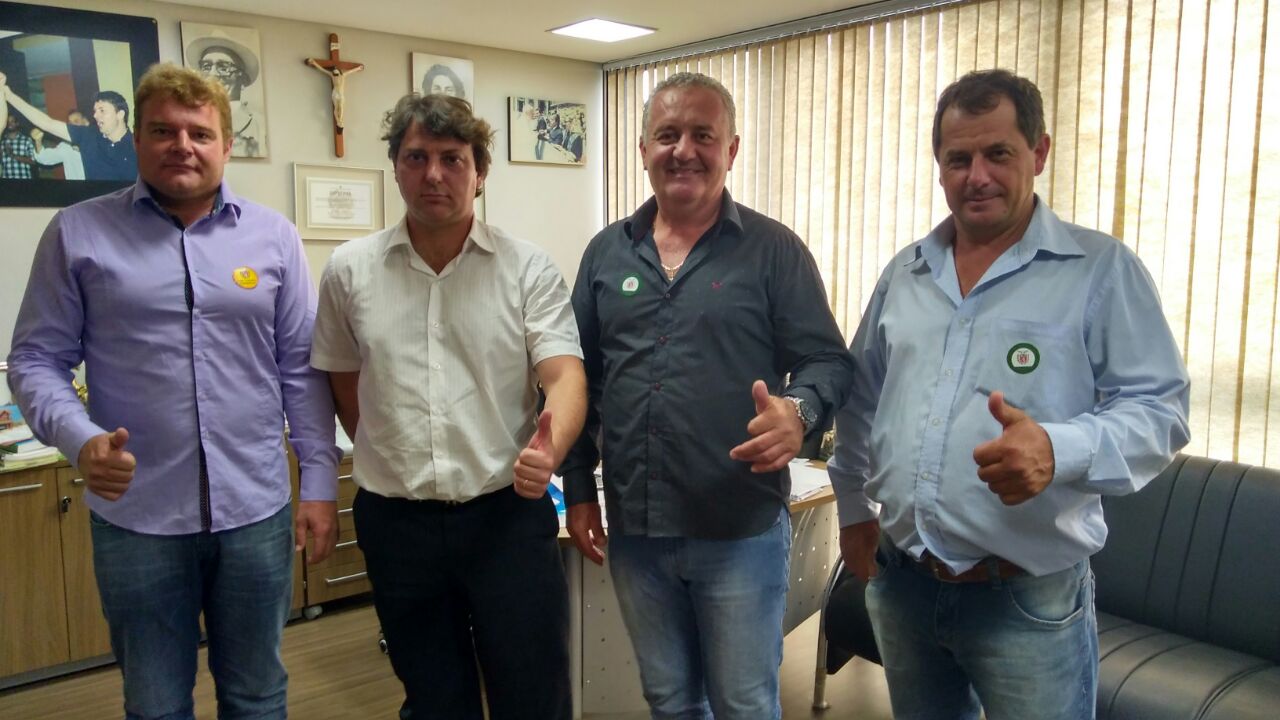 Lideranças de Nova Prata do Iguaçu visitam Deputado Anibelli Neto