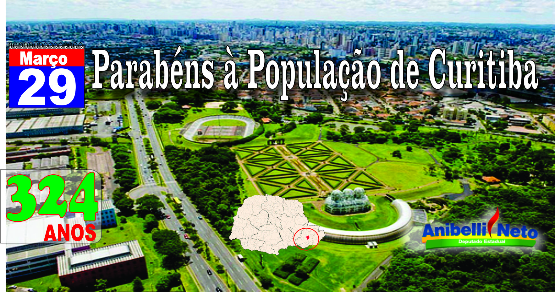 Parabéns à População de Curitiba