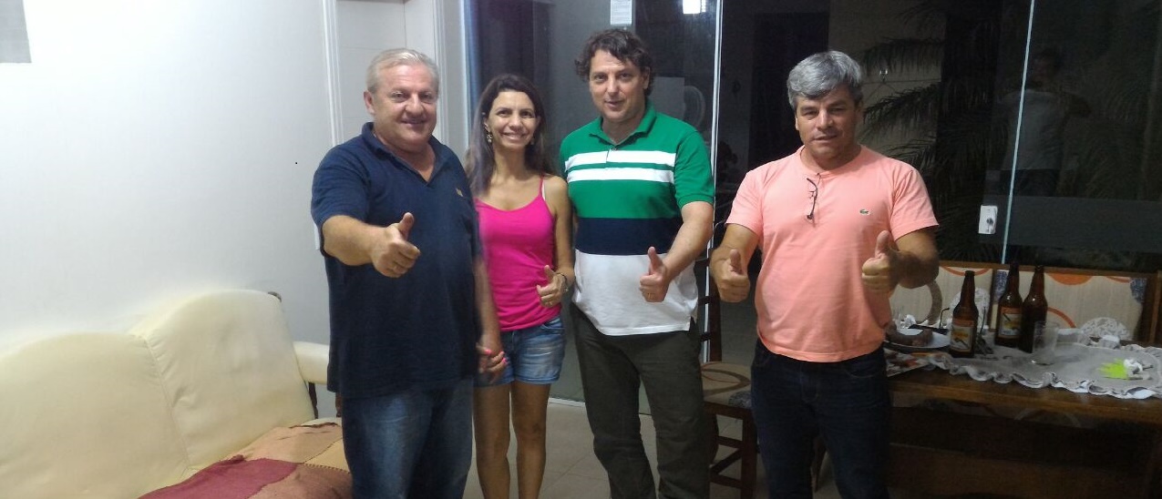 Anibelli visita o amigo Jair Morgan de Nova Prata do Iguaçu