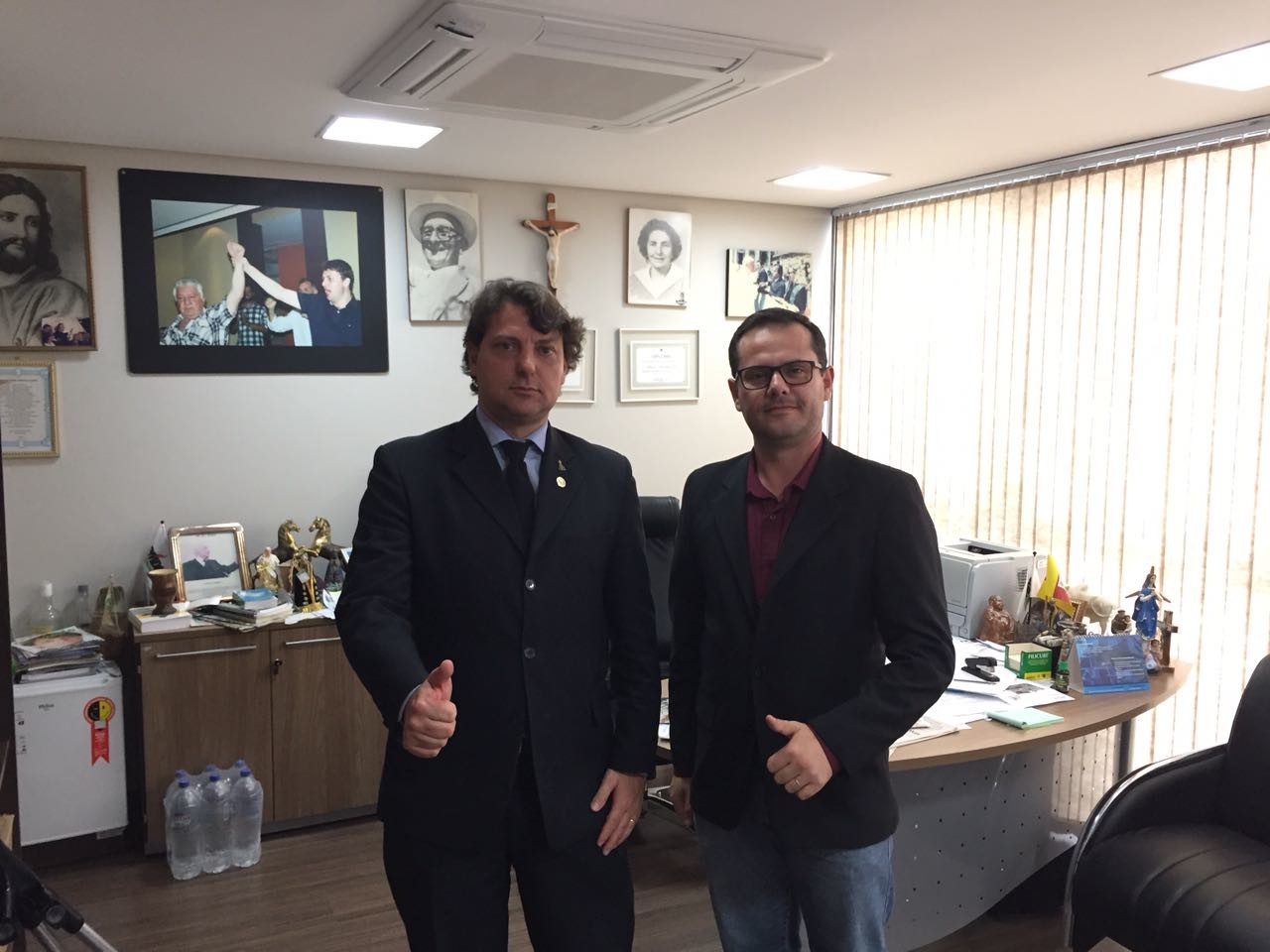 Anibelli recebe visita do Pastor Odair da cidade de Verê