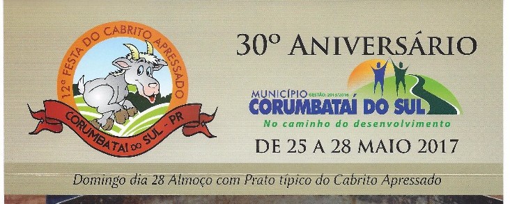 Anibelli Neto marca presença  na 30º festa do Cabrito Apressado em comemoração ao Aniversário da Cidade de Corumbataí do Sul.  