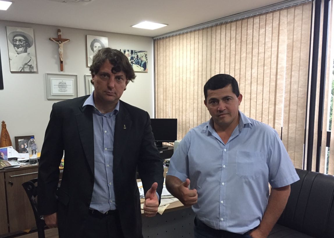 Deputado Anibelli recebe à visita do Vereador Eliseu de Coronel Domingos Soares