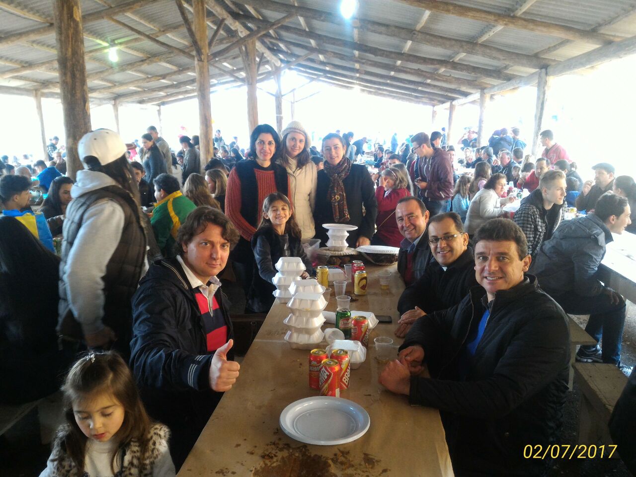 Anibelli Neto participa da Festa de São Pedro em Quatro Barras.