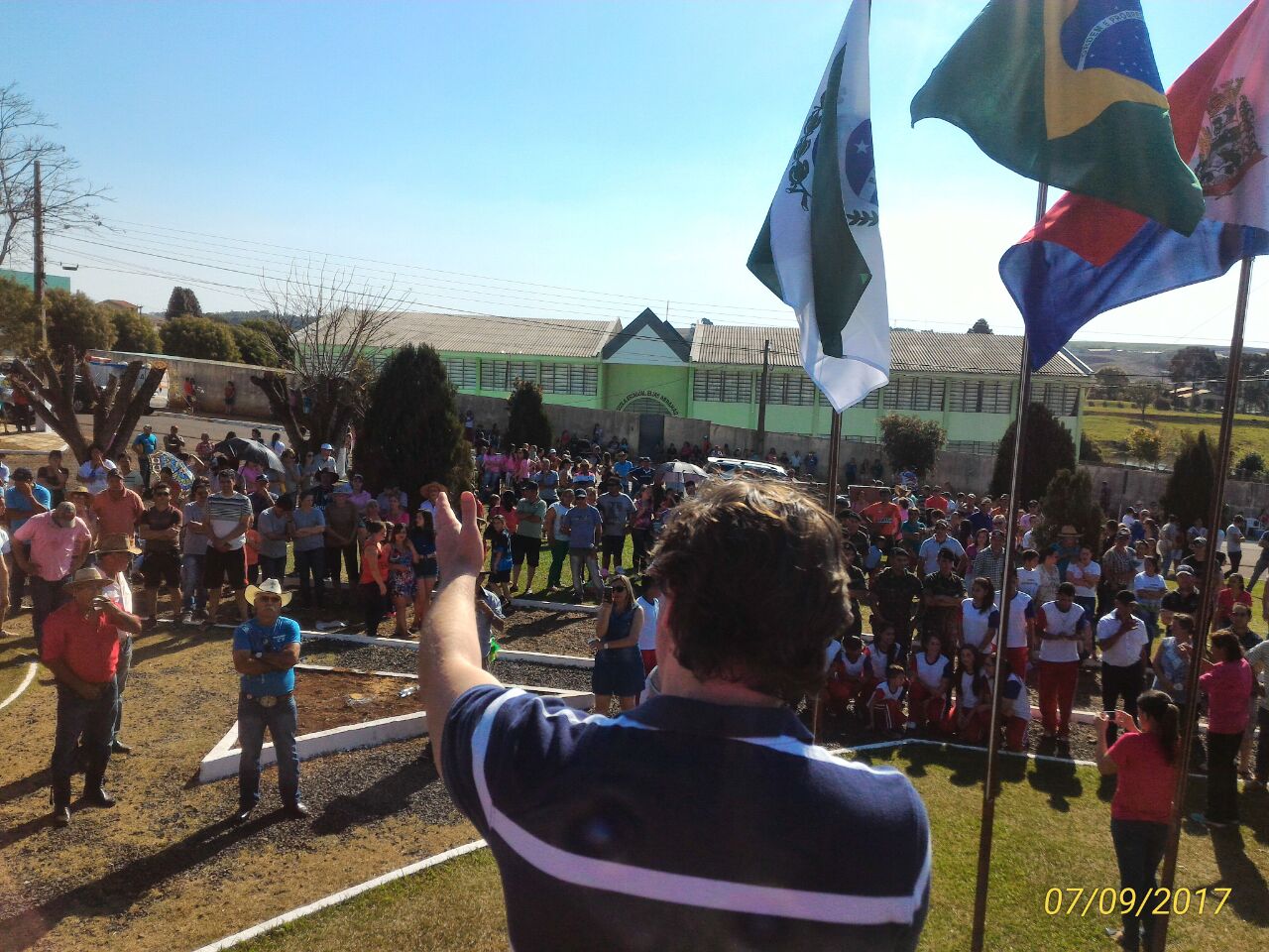 Anibelli visita o município de Honório Serpa para as festividades do Dia da Independência.