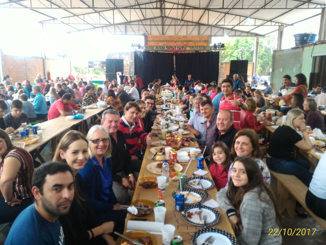 Deputado Anibelli Neto participa da Festa na Capela Sagrado Coração De Jesus na Cidade de Paula Freitas.