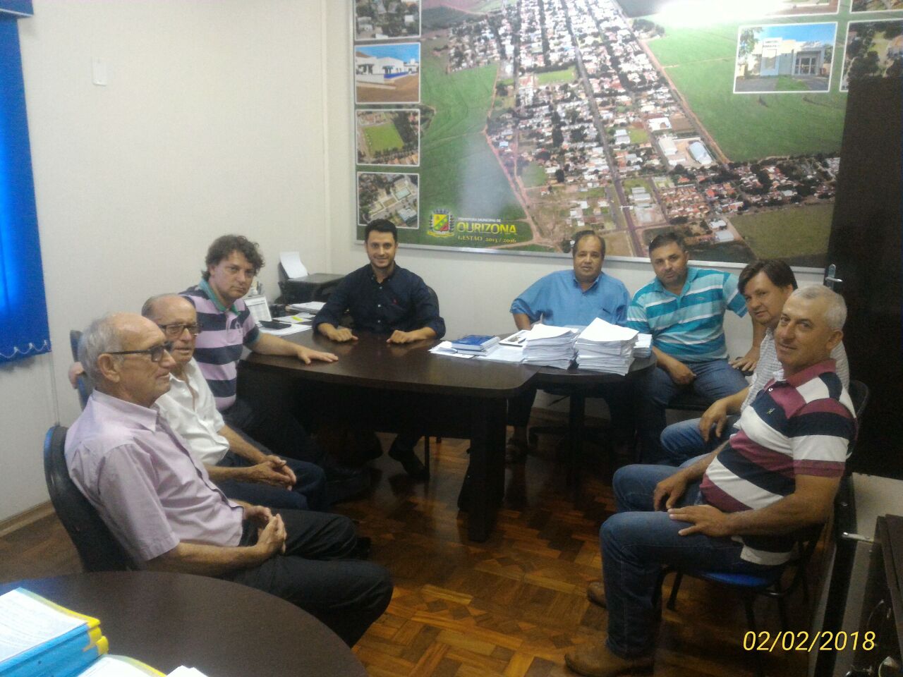 Deputado Anibelli Neto visita o prefeito Rodrigo do MDB da cidade de Ourizona