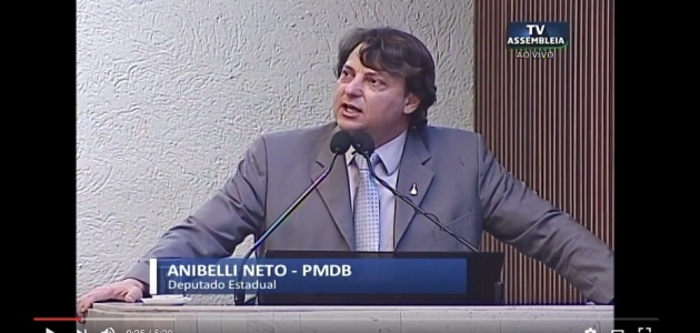 Anibelli Neto sobe à Tribuna para abordar as manifestações de estudantes