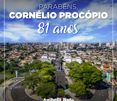 Parabéns à População de Cornélio Procópio.