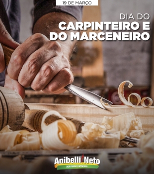 Dia do Carpinteiro e do Marceneiro