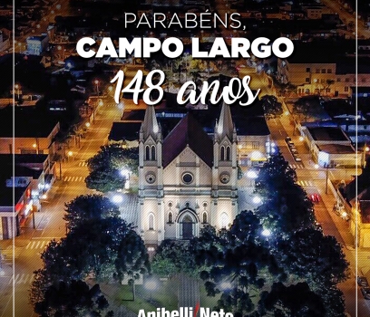 Parabéns à População de Campo Largo