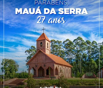 Parabéns à População de Mauá da Serra   