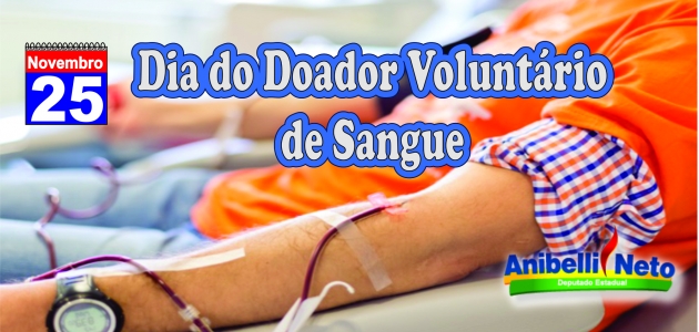 Dia do Doador Voluntário de Sangue