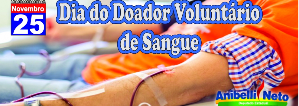 Dia do Doador Voluntário de Sangue