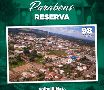 Parabéns à População de Reserva