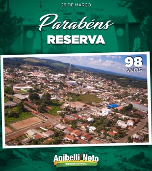 Parabéns à População de Reserva