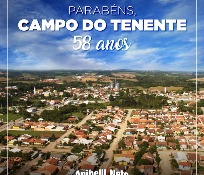 Parabéns à População de Campo do Tenente