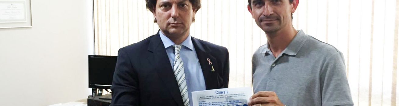 Anibelli recebe o Prefeito Patrik de Cerro Azul.