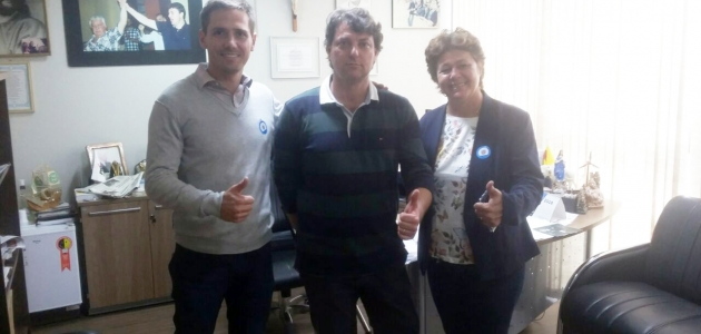 Visita dos amigos do MDB de Pontal do Paraná