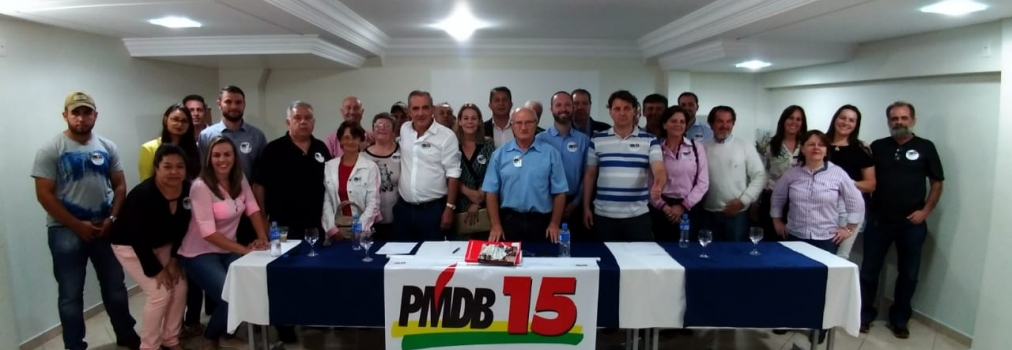 Anibelli Neto participa de reunião do MDB em Guarapuava.