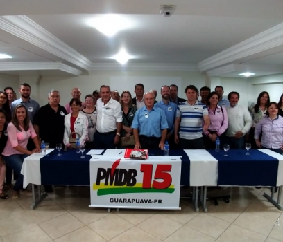 Anibelli Neto participa de reunião do MDB em Guarapuava.