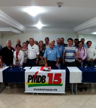 Anibelli Neto participa de reunião do MDB em Guarapuava.