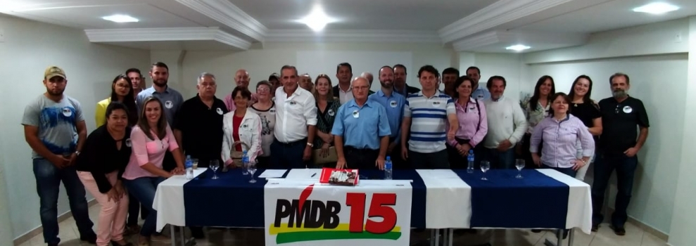 Anibelli Neto participa de reunião do MDB em Guarapuava.