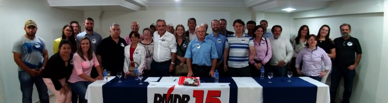 Anibelli Neto participa de reunião do MDB em Guarapuava.