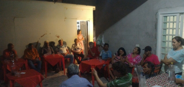 Anibelli Neto visita amiga Nicinha em Presidente Castelo Branco.