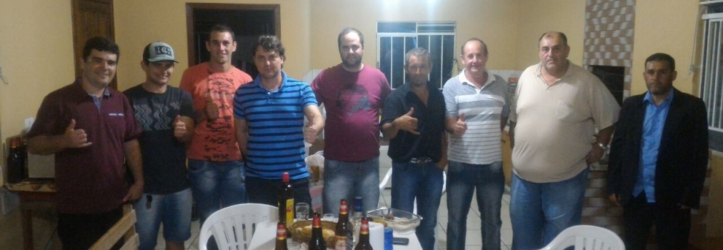 Anibelli com amigos de Tijucas do Sul