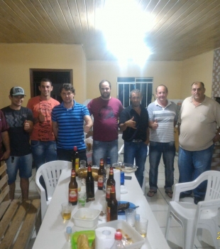 Anibelli com amigos de Tijucas do Sul