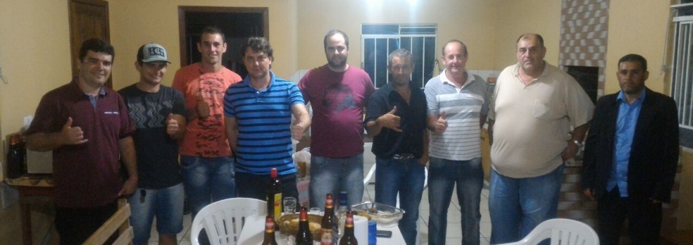 Anibelli com amigos de Tijucas do Sul