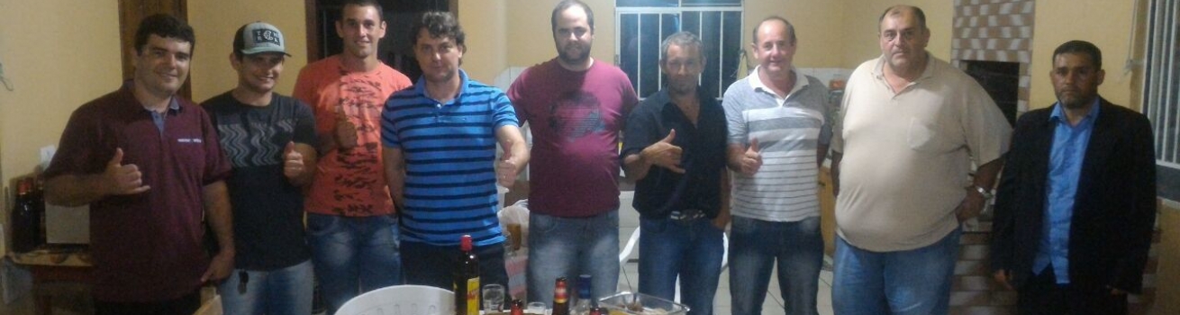 Anibelli com amigos de Tijucas do Sul