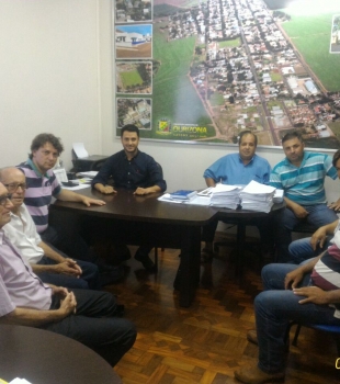 Deputado Anibelli Neto visita o prefeito Rodrigo do MDB da cidade de Ourizona