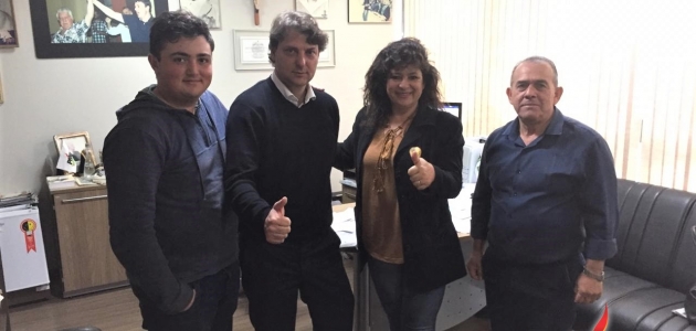 Visita dos amigos de Santa Maria do Oeste.