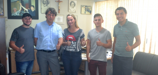 Anibelli Neto recebe visita de novos enfermeiros do nosso interior.