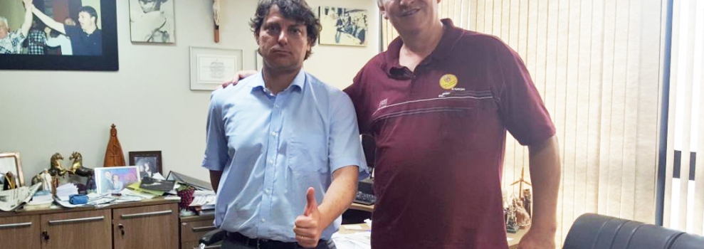 Prefeito Kurt de Porto Vitoria visita Anibelli Neto.  