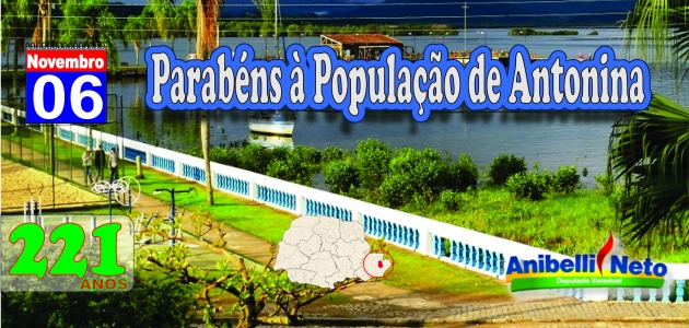 Parabéns à População de Antonina