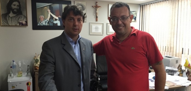 Vereador Galo de Antonina visita Anibelli Neto