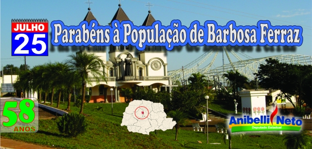 História Do Município De Barbosa Ferraz