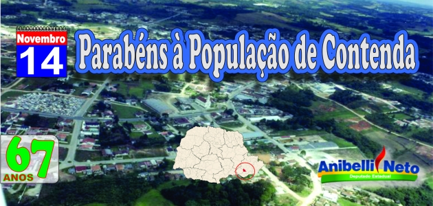 Parabéns à População de Contenda