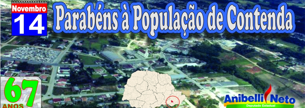 Parabéns à População de Contenda