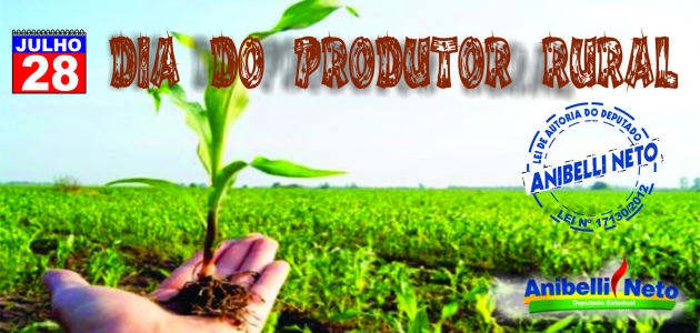 Parabéns aos Produtores Rurais