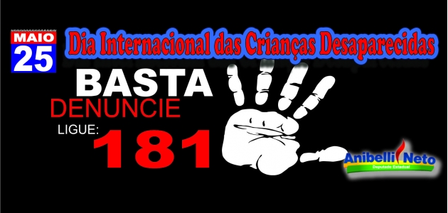 Dia Internacional das Crianças Desaparecidas