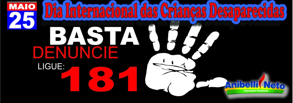 Dia Internacional das Crianças Desaparecidas