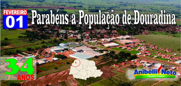 Parabéns a População de Douradina